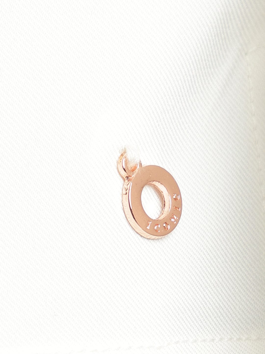 Iconic Women White Solid Band Collar Top