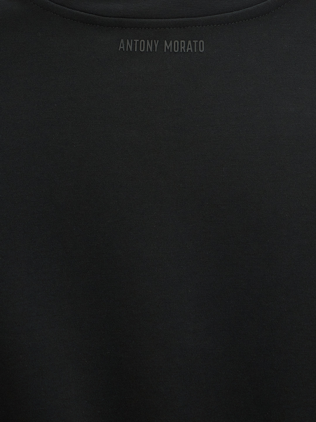 Antony Morato Boys Black Printed Round Neck Full Sleeves Sweatshirt