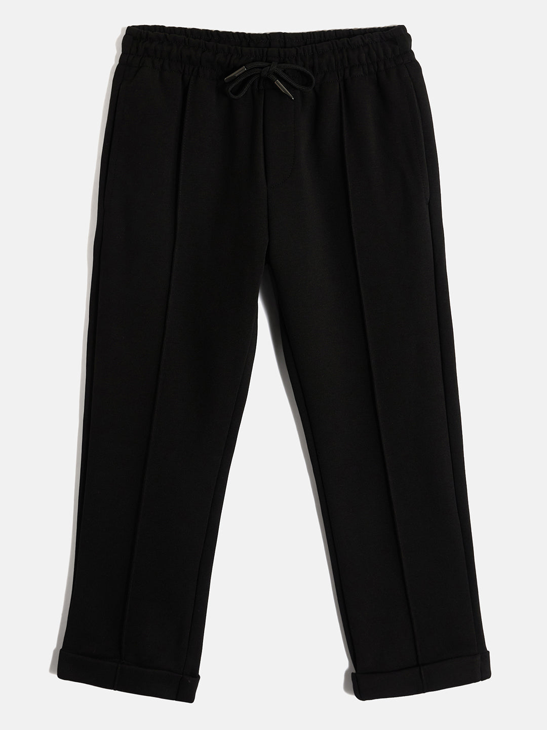 Antony Morato Boys Black Solid Slim Fit Sweatpant
