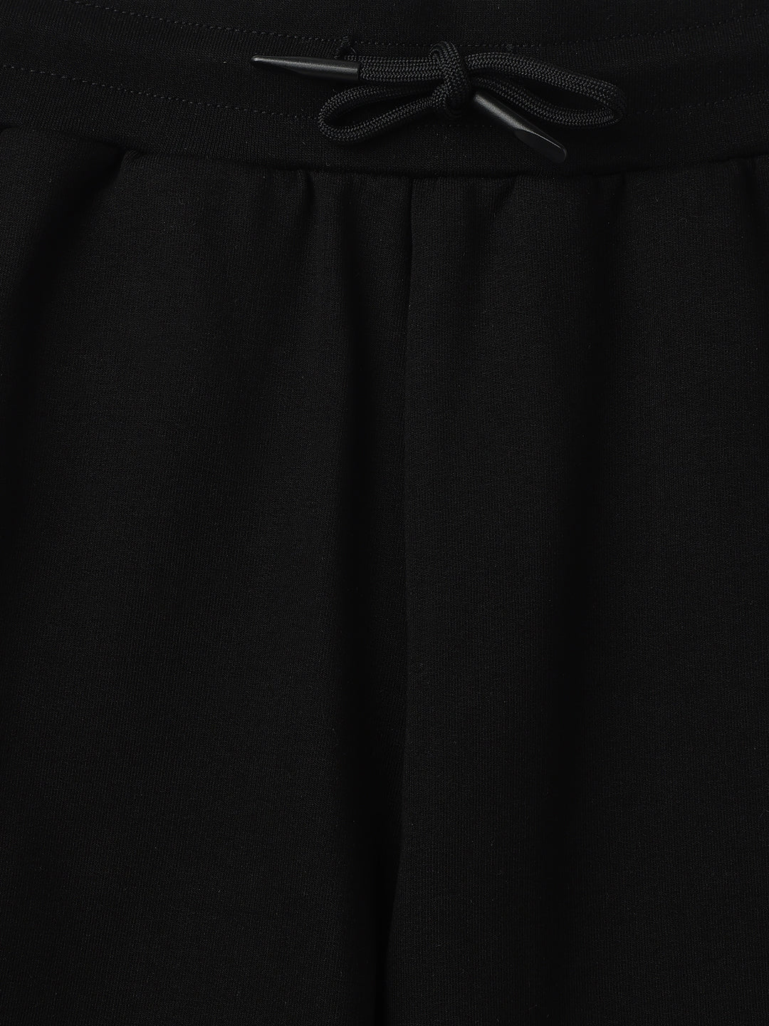 Antony Morato Boys Black Solid Regular Fit Shorts