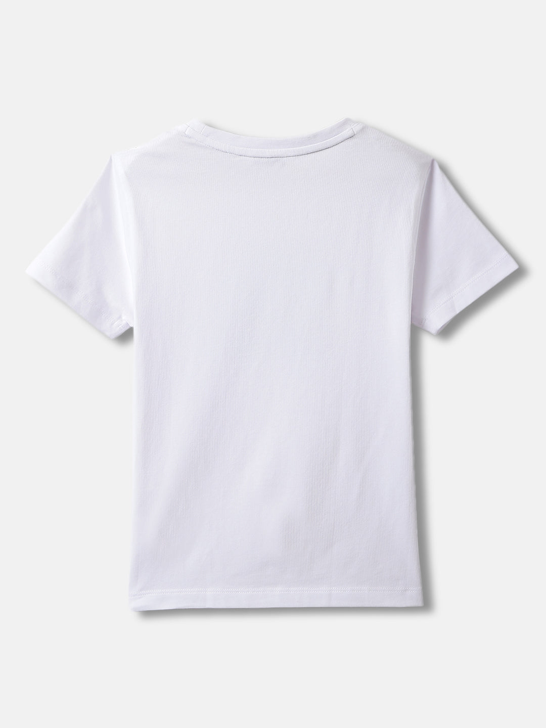 Antony Morato Boys White Printed Round Neck Short Sleeves Tshirt