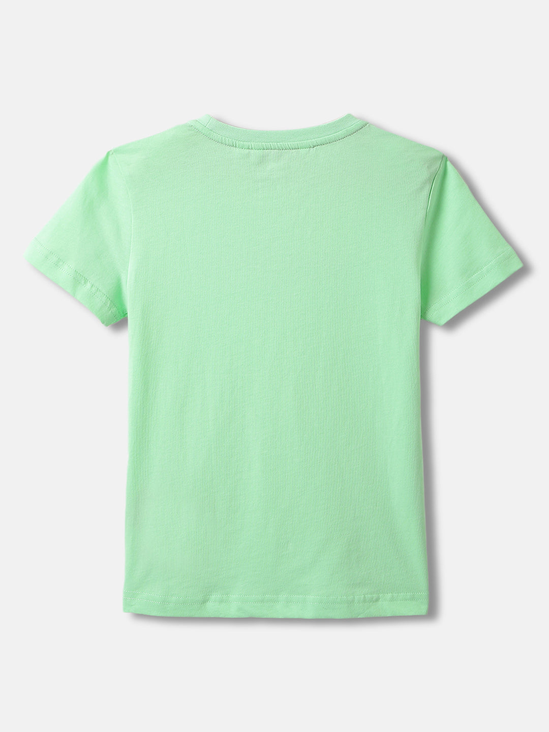 Antony Morato Boys Green Printed Round Neck Short Sleeves Tshirt