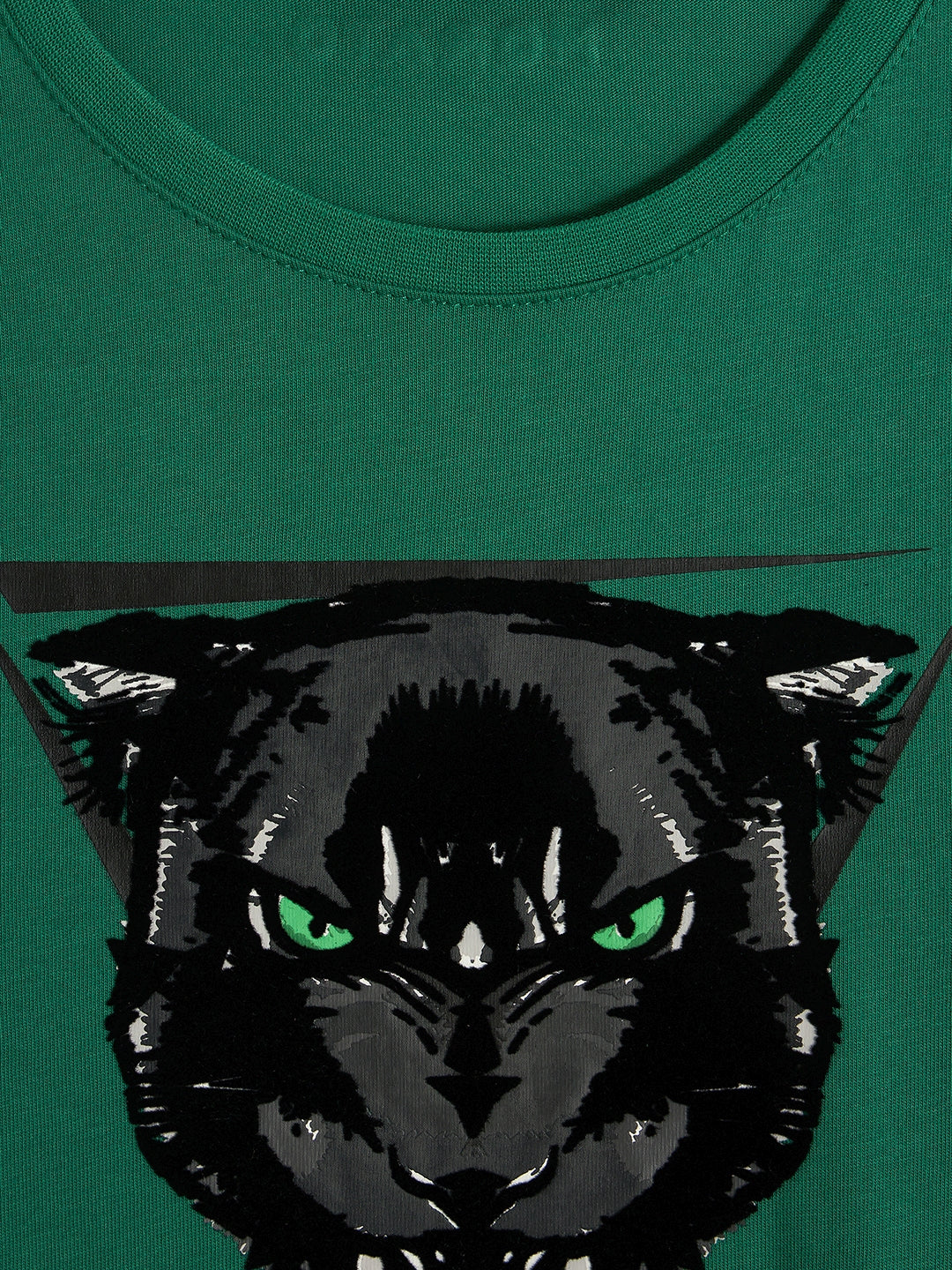 Antony Morato Boys Green Printed Round Neck Short Sleeves Tshirt