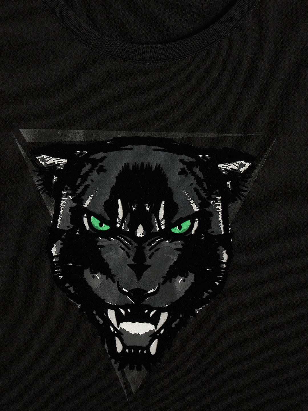 Antony Morato Boys Black Printed Round Neck Short Sleeves Tshirt