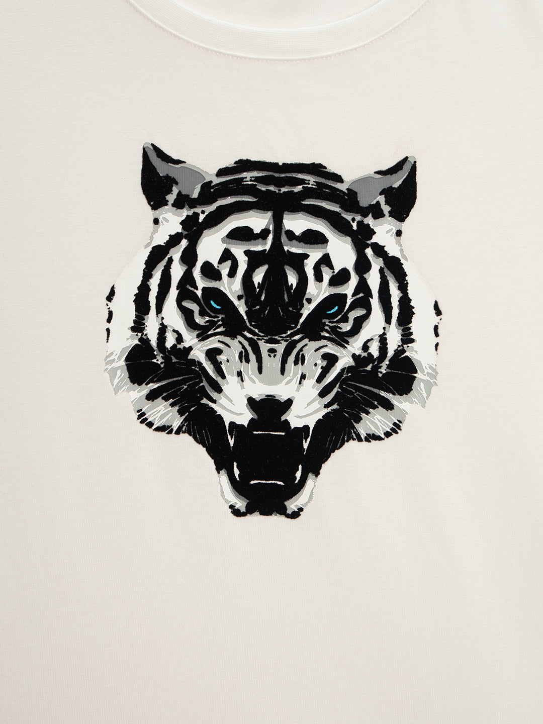 Antony Morato Boys White Printed Round Neck Short Sleeves Tshirt