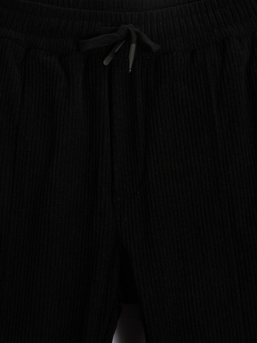 Antony Morato Boys Black Solid Slim Fit Corduroy Trouser