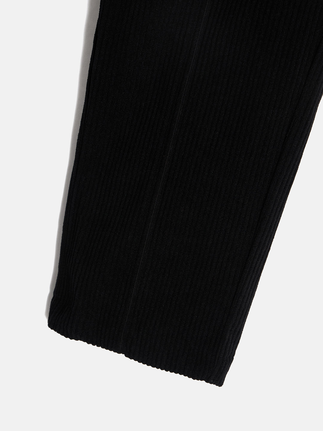 Antony Morato Boys Black Solid Slim Fit Corduroy Trouser
