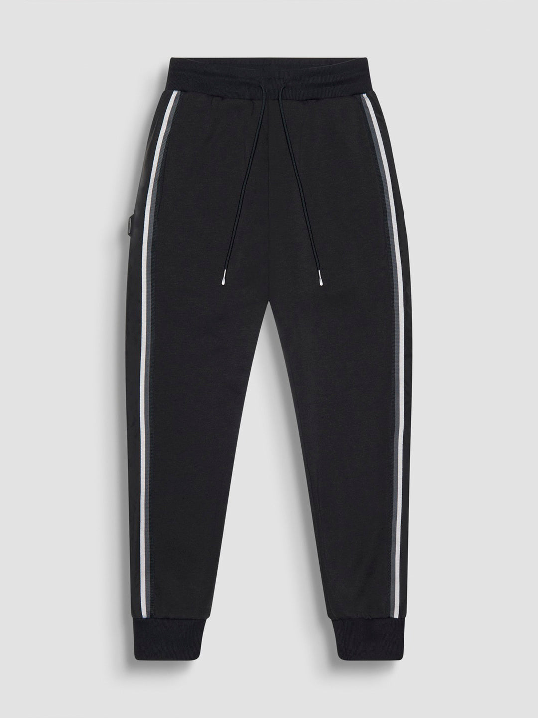 Antony Morato Men Black Solid Regular Fit Mid-Rise Jogger Style Track Pants