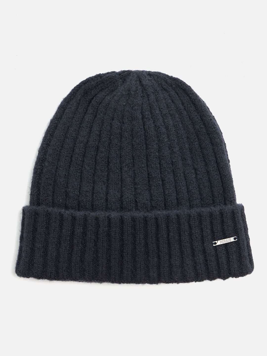 Antony Morato Men Navy Blue Solid Beanies