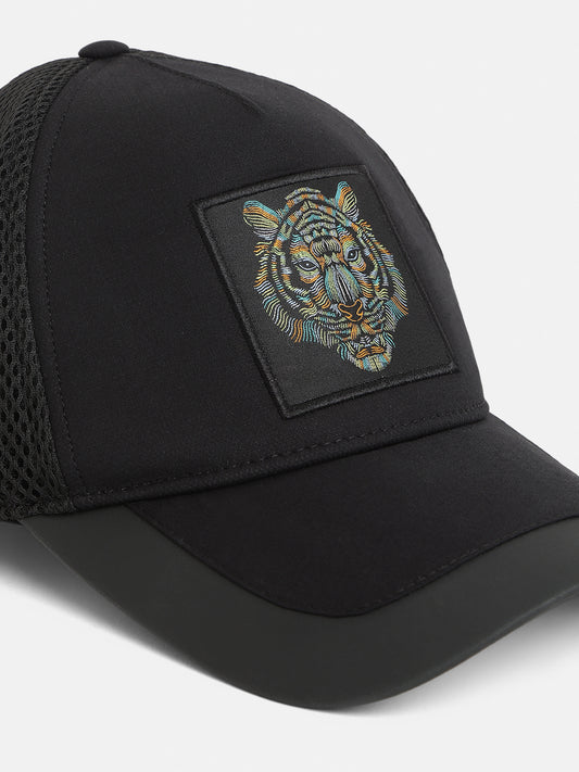 Antony Morato Men Black Printed Baseball Caps