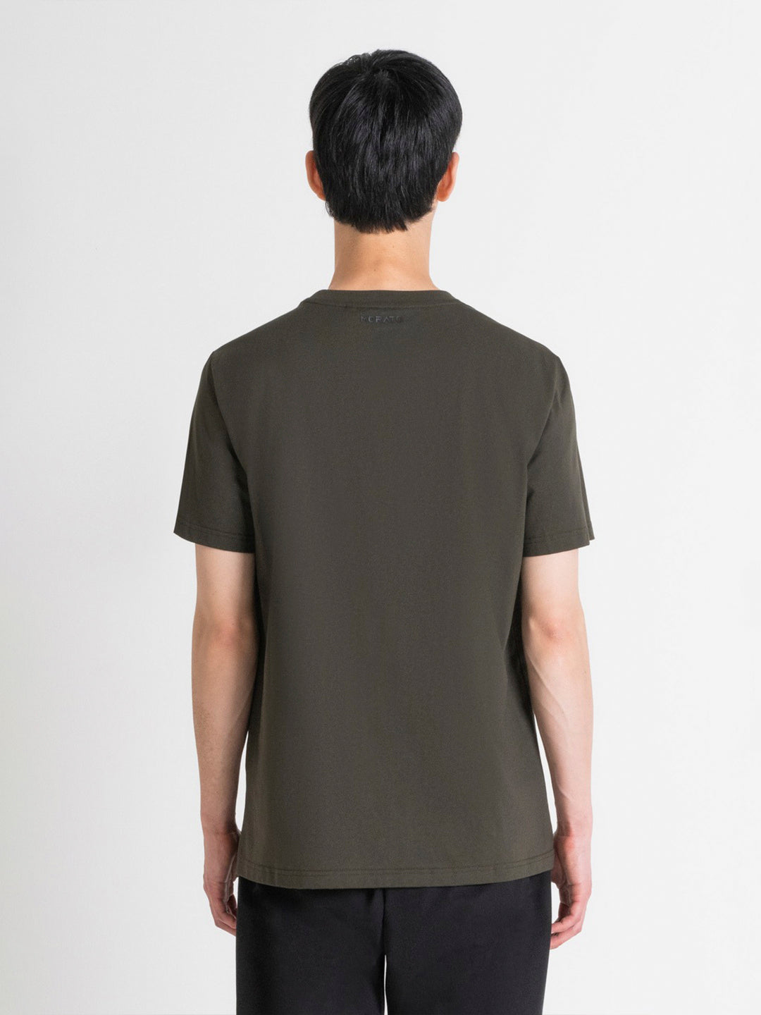 Antony Morato Men Green Printed Round Neck Short Sleeves Tshirt