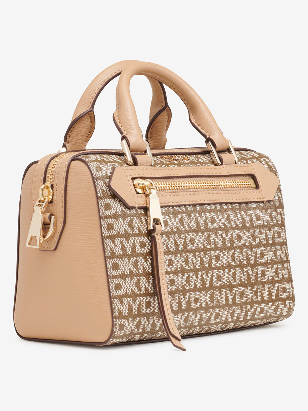 Dkny Women Brown Printed Handheld Bags