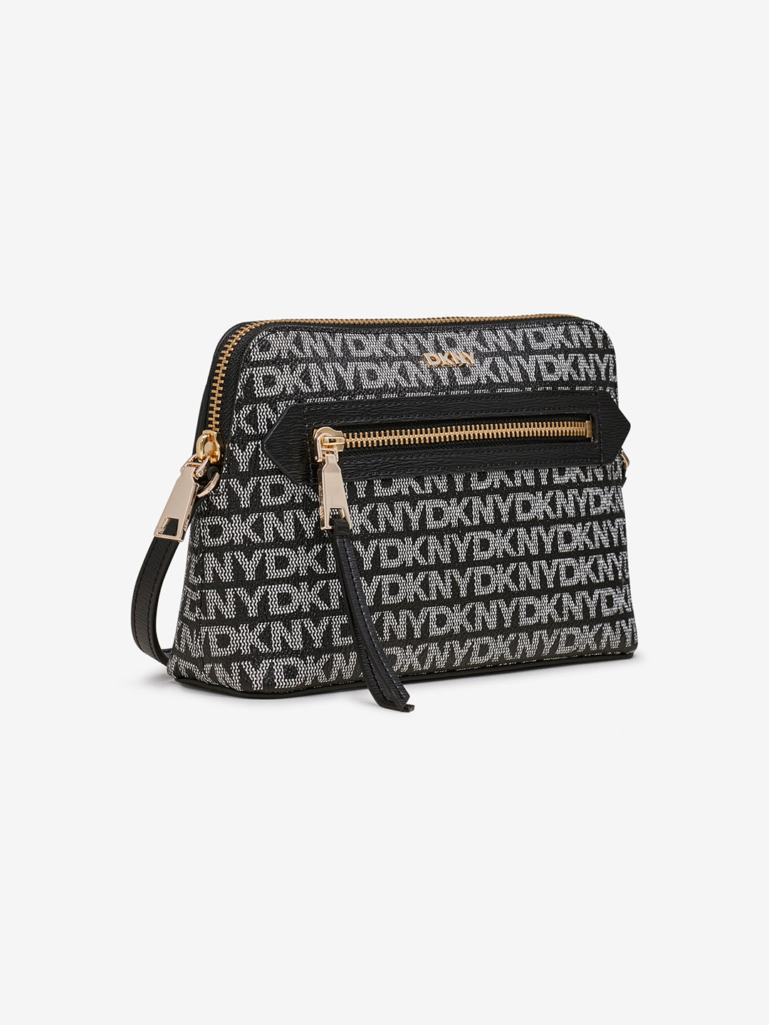 Dkny Women Black Printed Crossbody Bags
