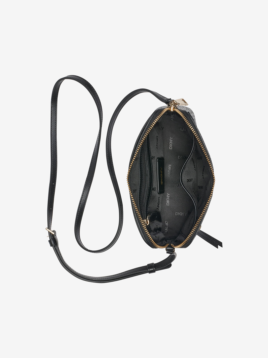 Dkny Women Black Printed Crossbody Bags