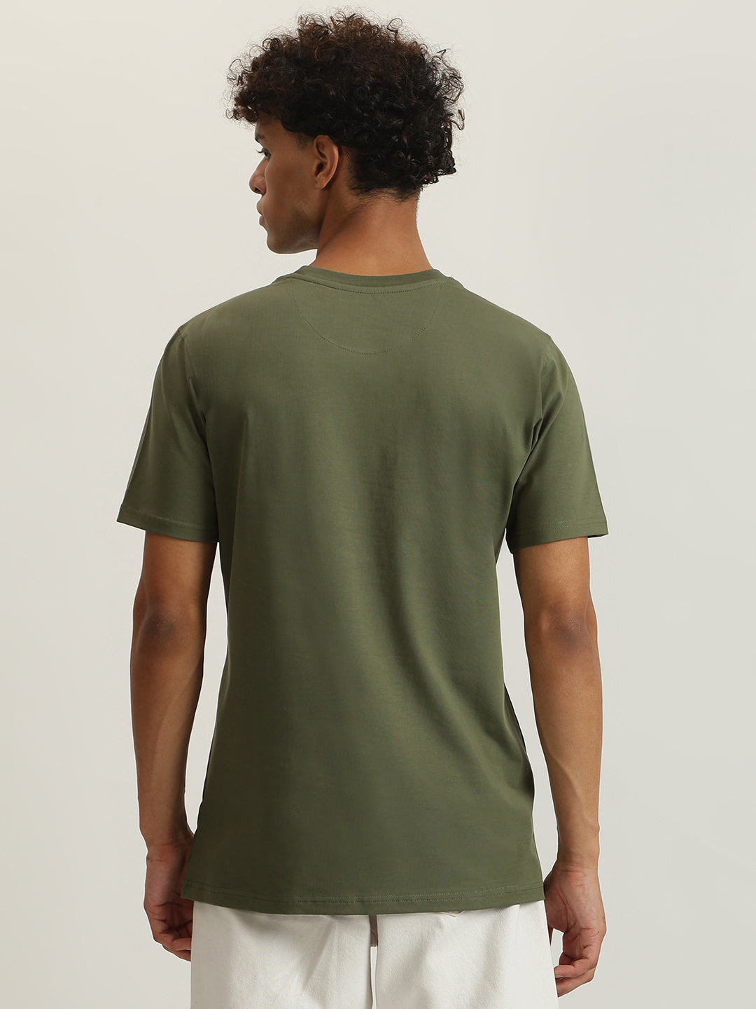 True Religion Men Printed Round Neck Short Sleeves T-Shirt