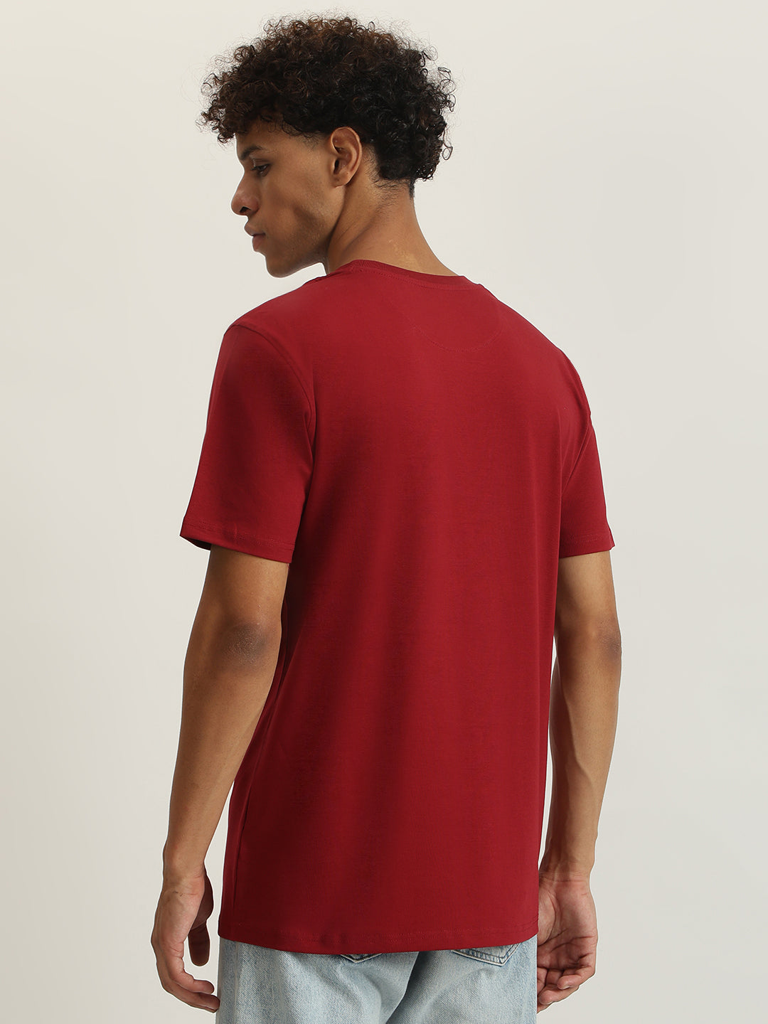 True Religion Men Printed Round Neck Short Sleeves T-Shirt