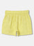 Elle Girls Yellow Self-Design Relaxed Fit Shorts