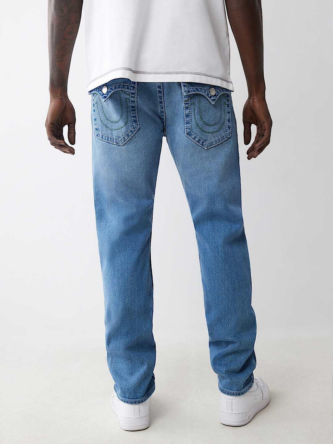 True Religion Men BIG T Geno Skinny Fit Medium Wash Jeans
