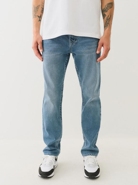 True Religion Men BIG T Rocco Slim Fit Medium Wash Jeans