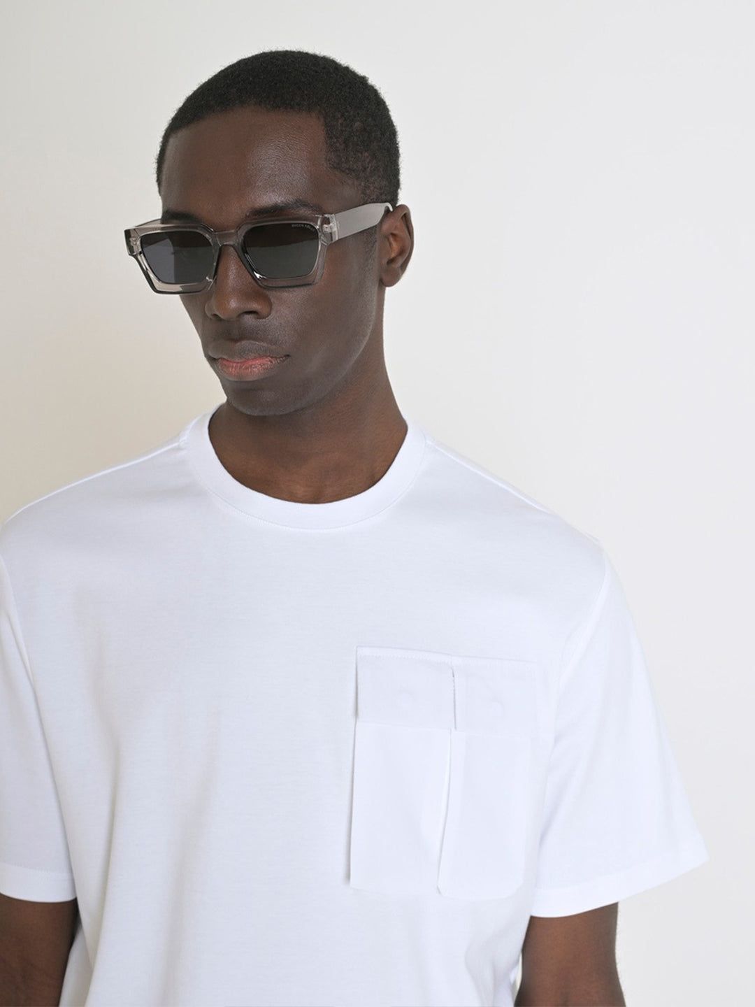 Antony Morato Mens White Round Neck Short Sleeve Solid Tshirt