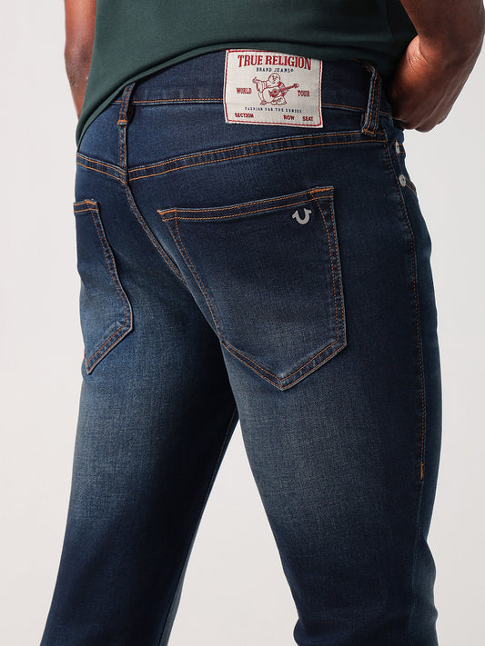 True Religion Men Metal HS Rocco Slim Fit Dark Wash Jeans