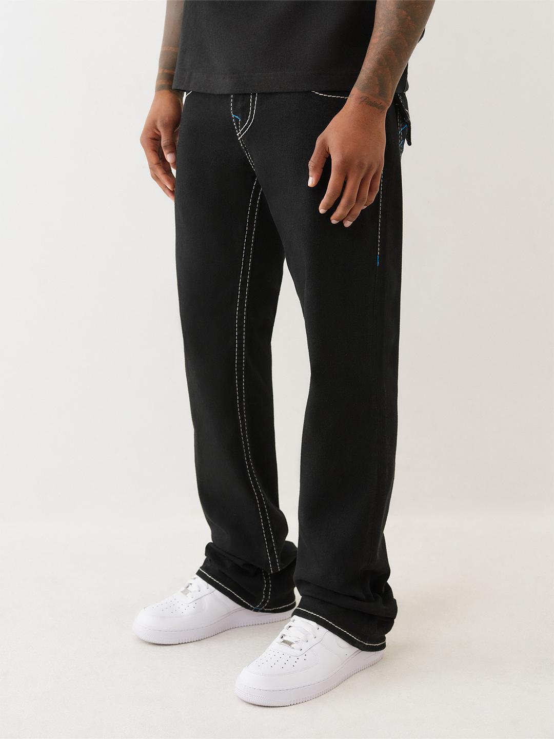 True Religion Men BIG T Billy Bootcut Fit Mid Rise Jeans