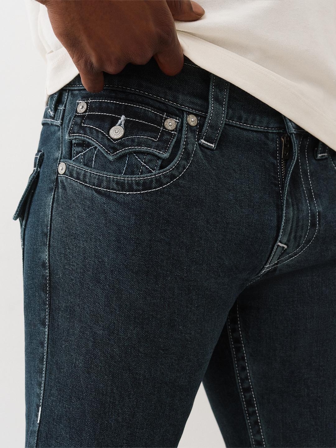 True Religion Men SN Billy Bootcut Fit Dark Wash Jeans