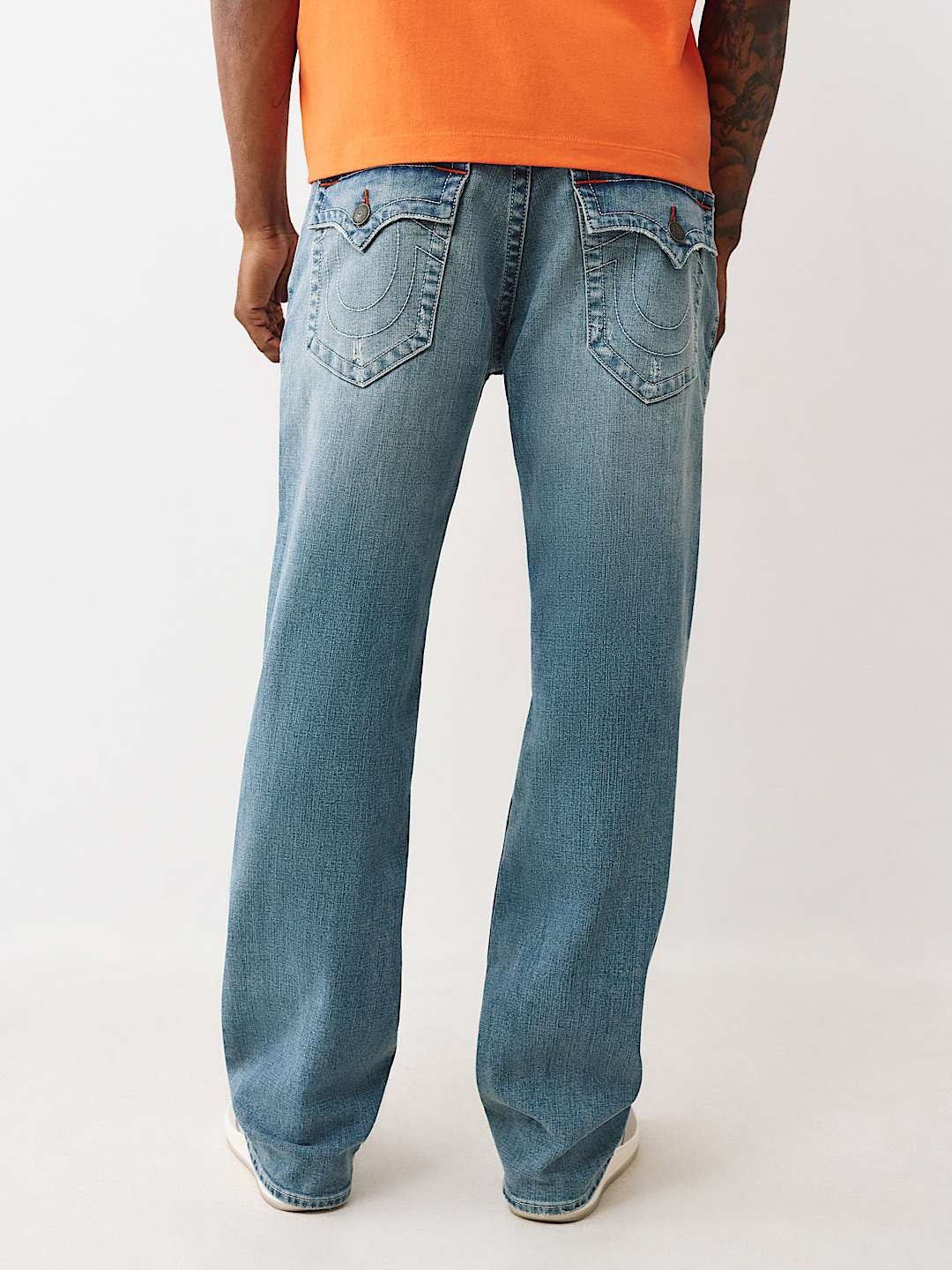 TRUE RELIGION Men BILLY SN Light Blue Jeans