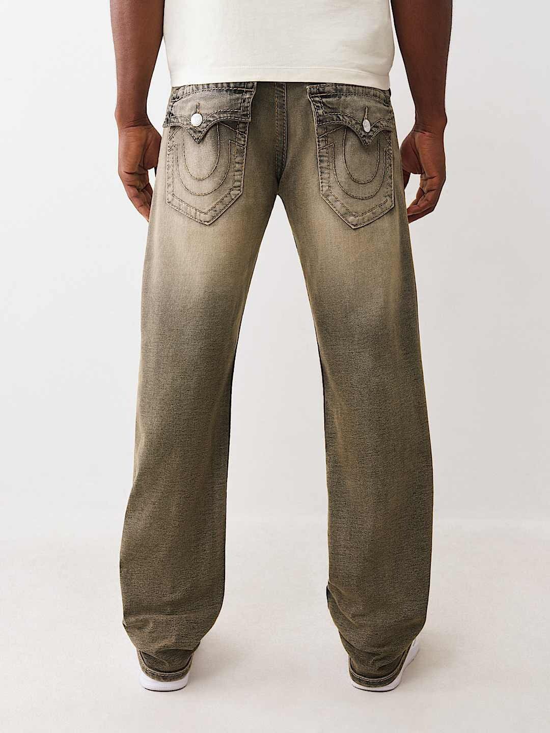 TRUE RELIGION Men RICKY Big T Grey Jeans
