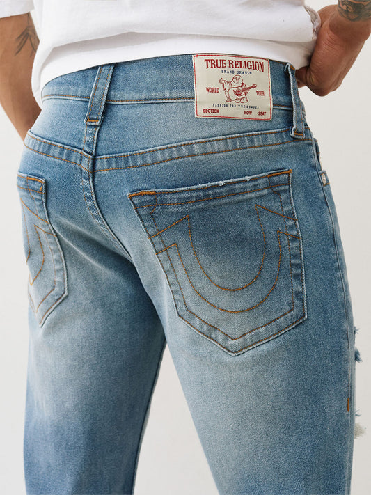 TRUE RELIGION Men Blue SN Flare Fit Jeans