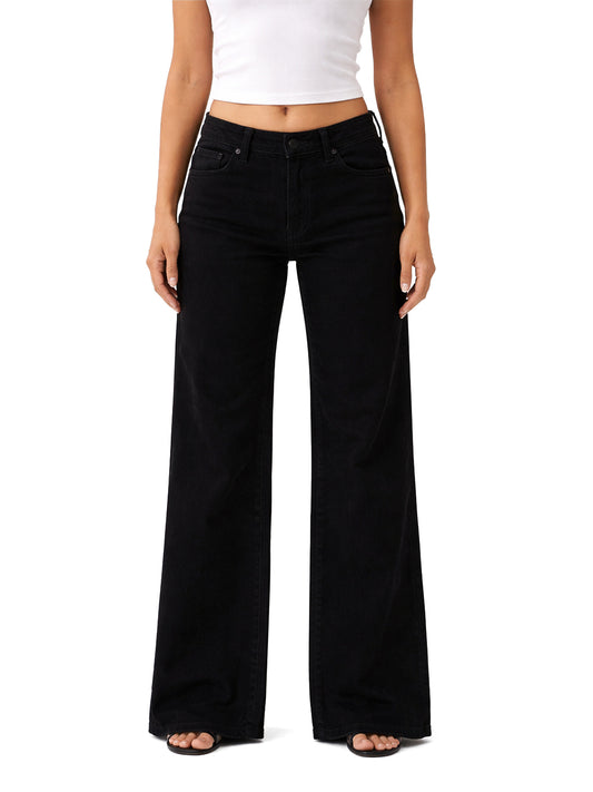 True Religion Women Cotton Black BOBBI SN Jeans