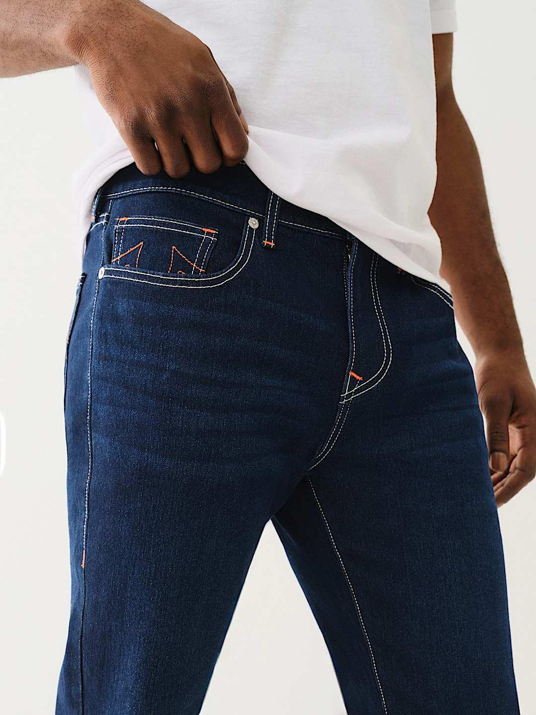 True Religion Men SN Geno Slim Fit Dark Wash Jeans