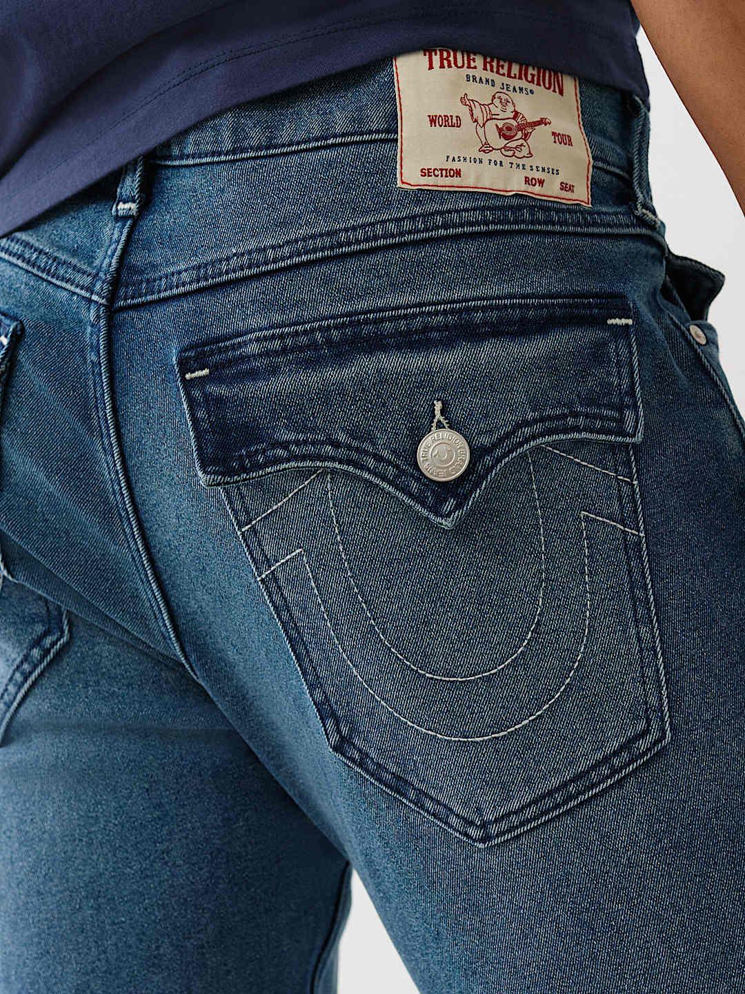 True Religion Men SN Rocco Slim Fit Medium Wash Jeans