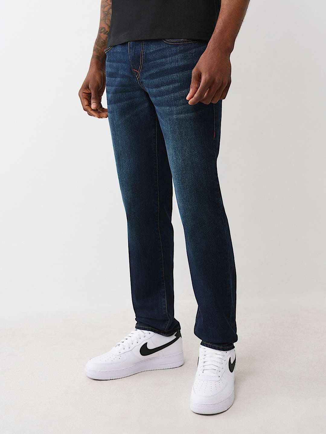 TRUE RELIGION Men GENO SN Navy Blue Jeans