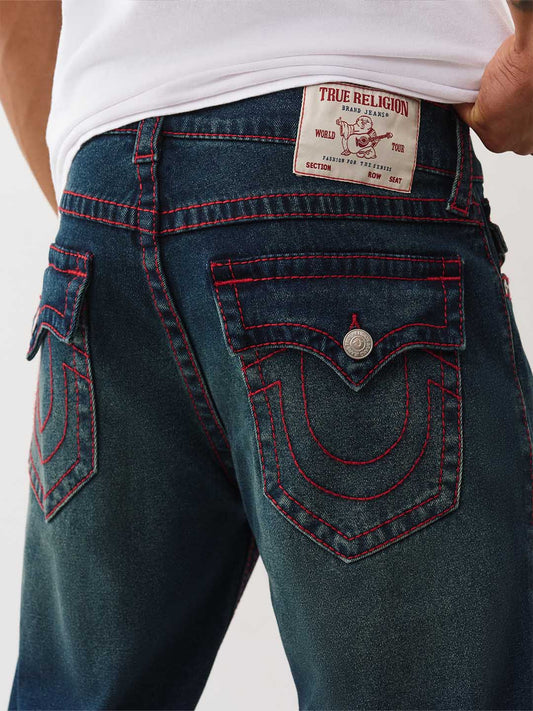 TRUE RELIGION Men GENO SN Blue Jeans