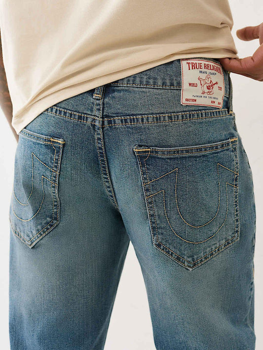 True Religion Men SN Ricky Straight Fit Light Wash Jeans