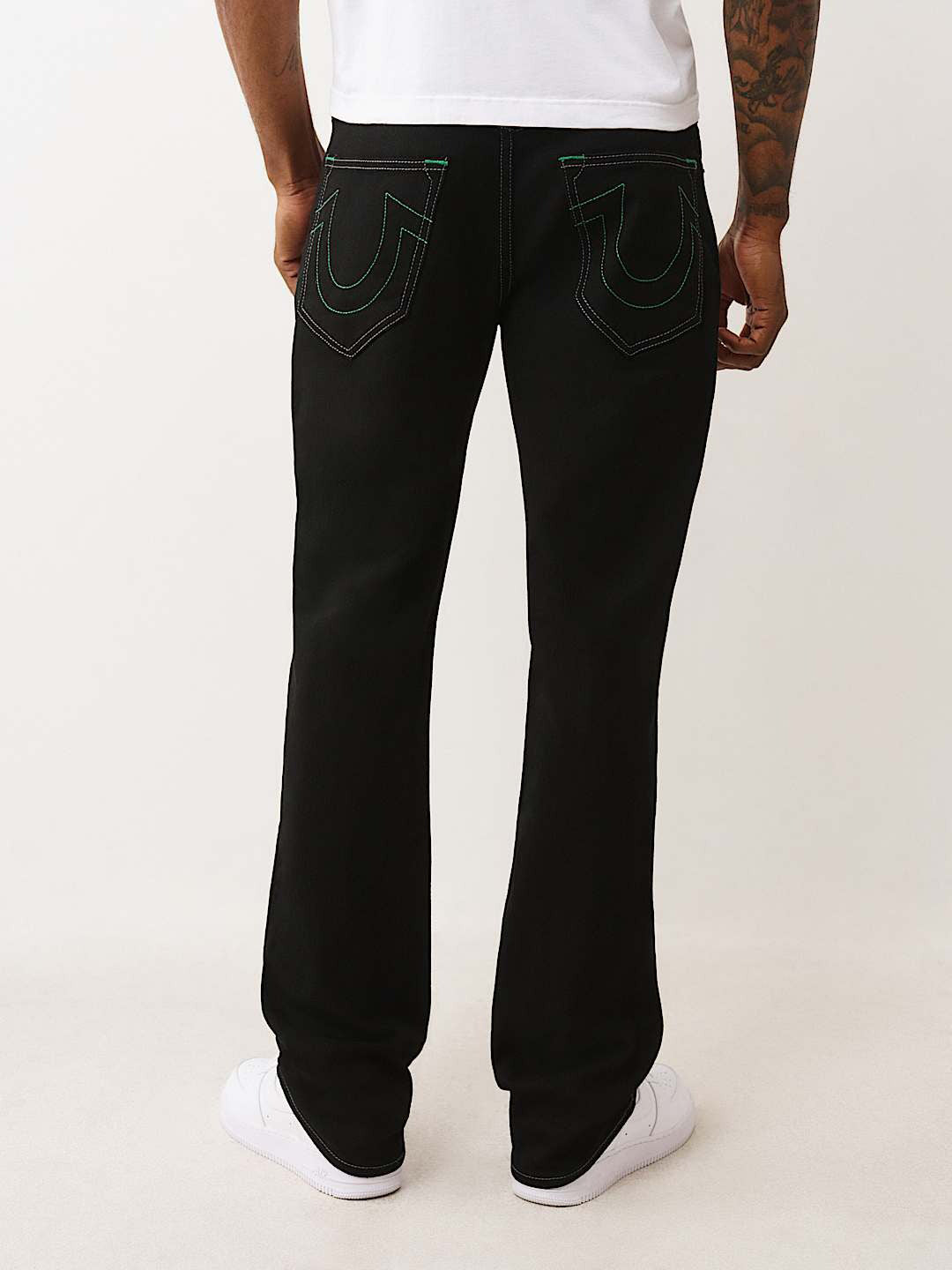 TRUE RELIGION Men RICKY SN Black Jeans