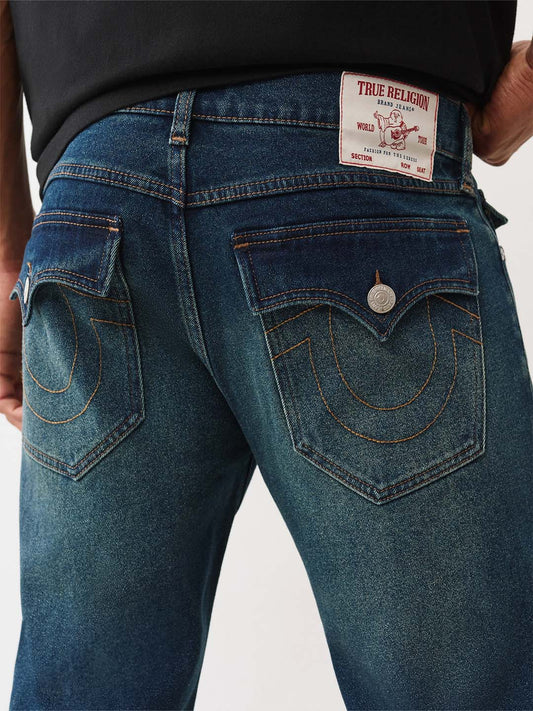 True Religion Men ROCCO SN Lightly Wash Blue Jeans