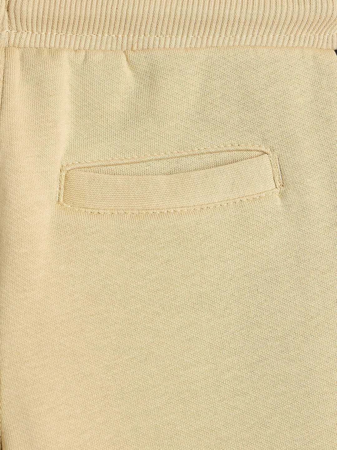 Blue Giraffe Boys Regular Fit Beige Logo Sweatpant