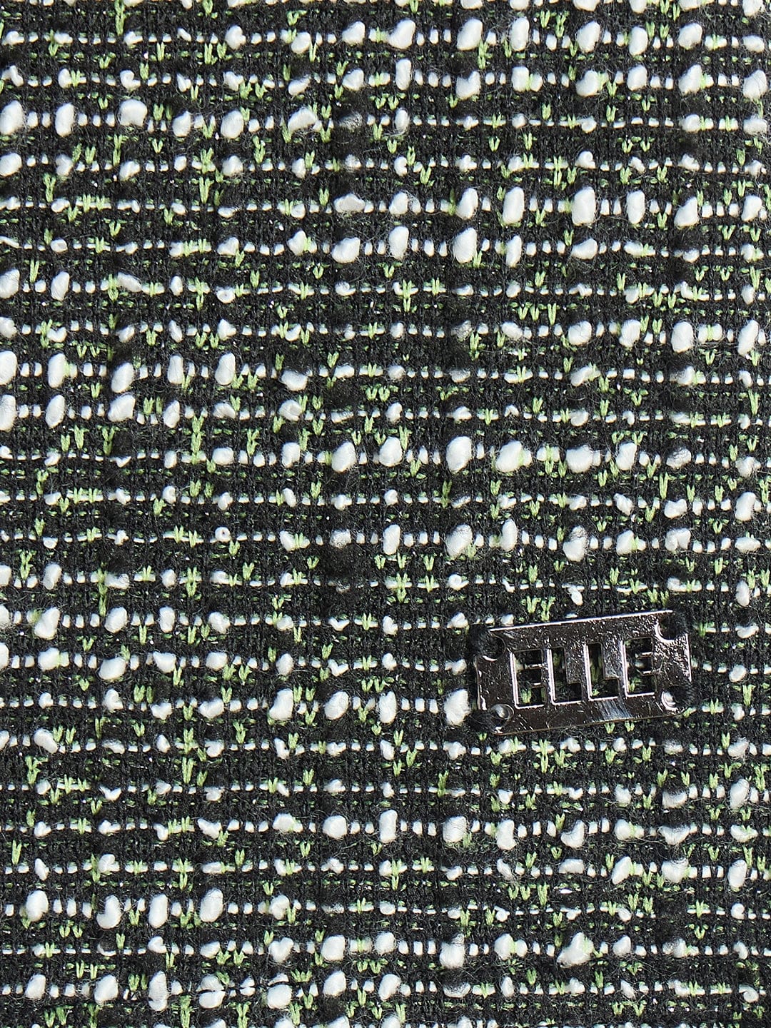 Elle Girls Black Textured Mini Skirt