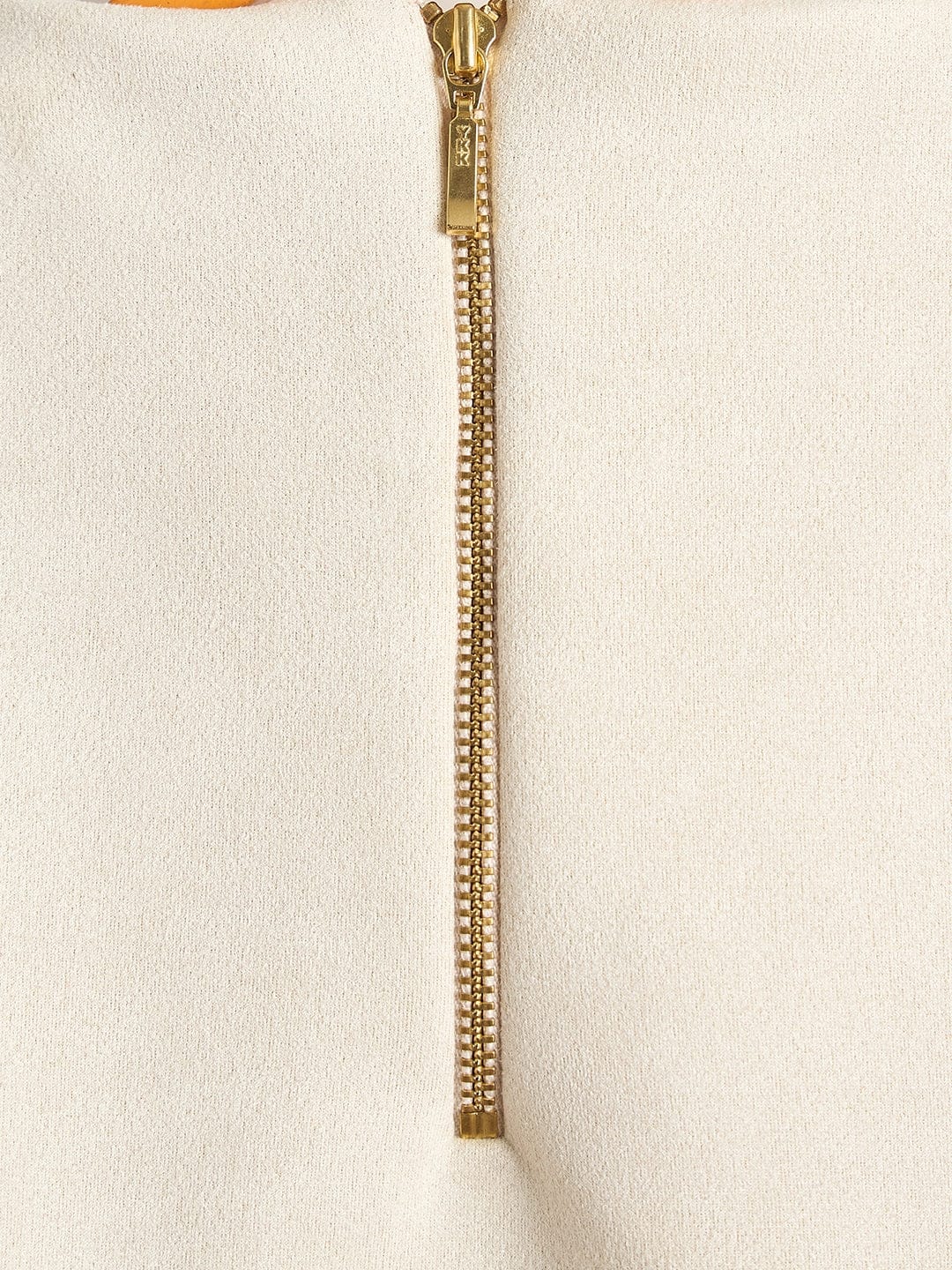 Elle Girls Cream Textured Round Neck Sweatshirt