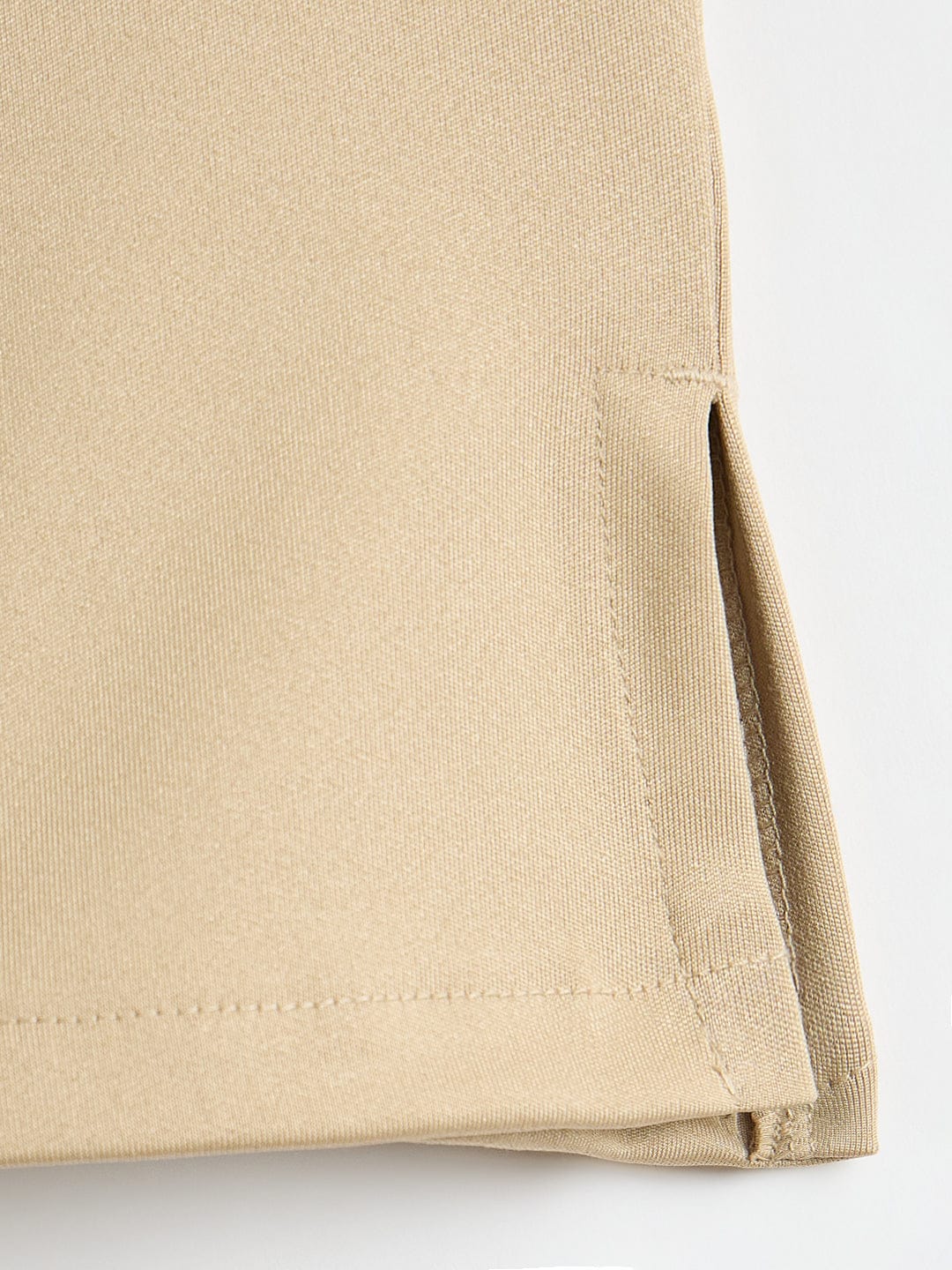 ELLE Girls Beige Flared Fit Trouser