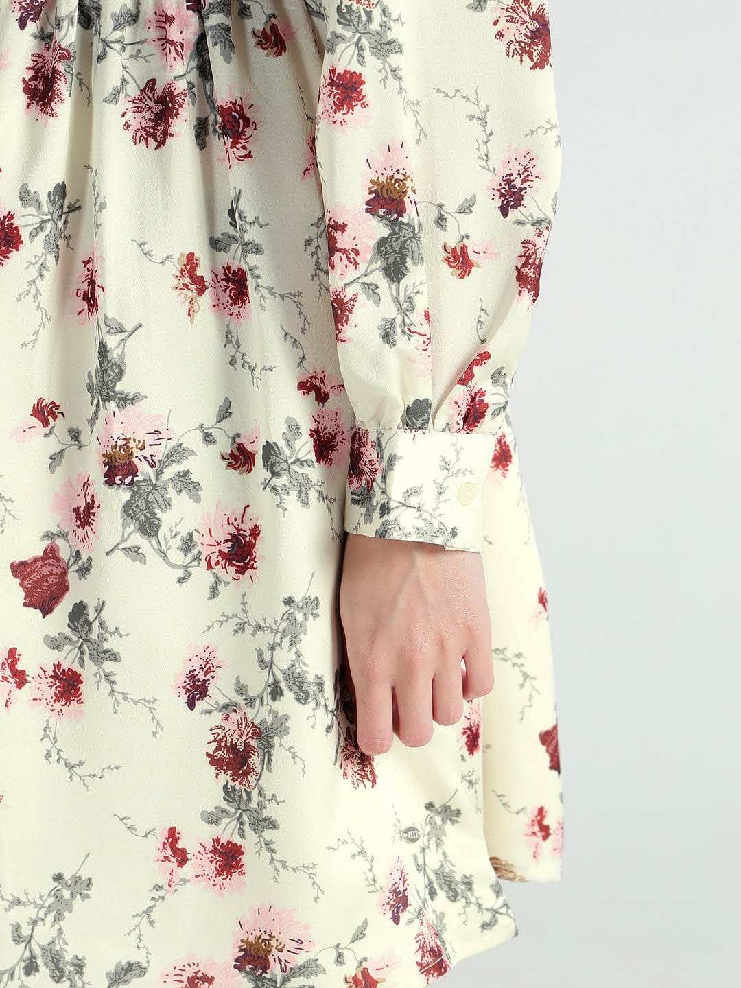 Elle Women Multi Printed Collar Dress