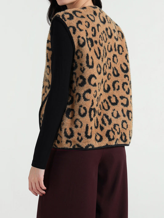 Elle Women Multi Printed Round Neck Jacket