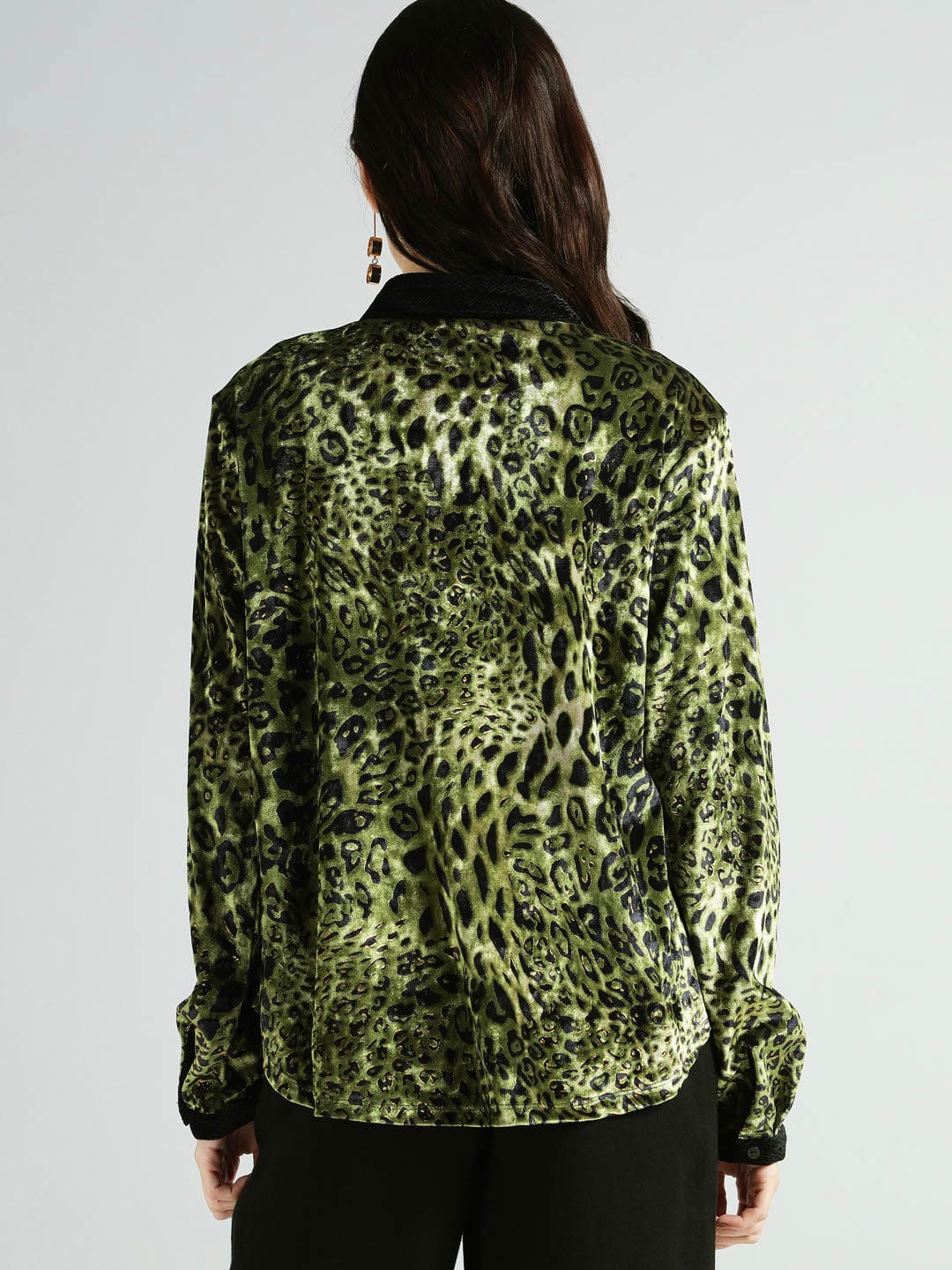 Elle Women Multi Printed Collar Shirt