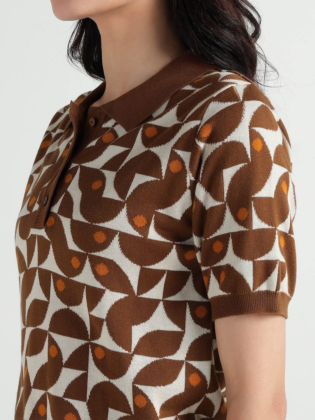 Elle Women Multi Polo Tshirt