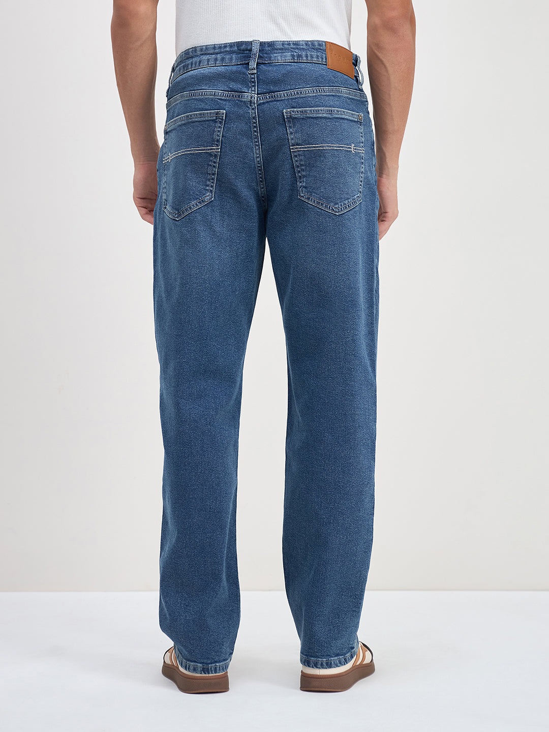 ICONIC Men Blue Loose Fit Jeans