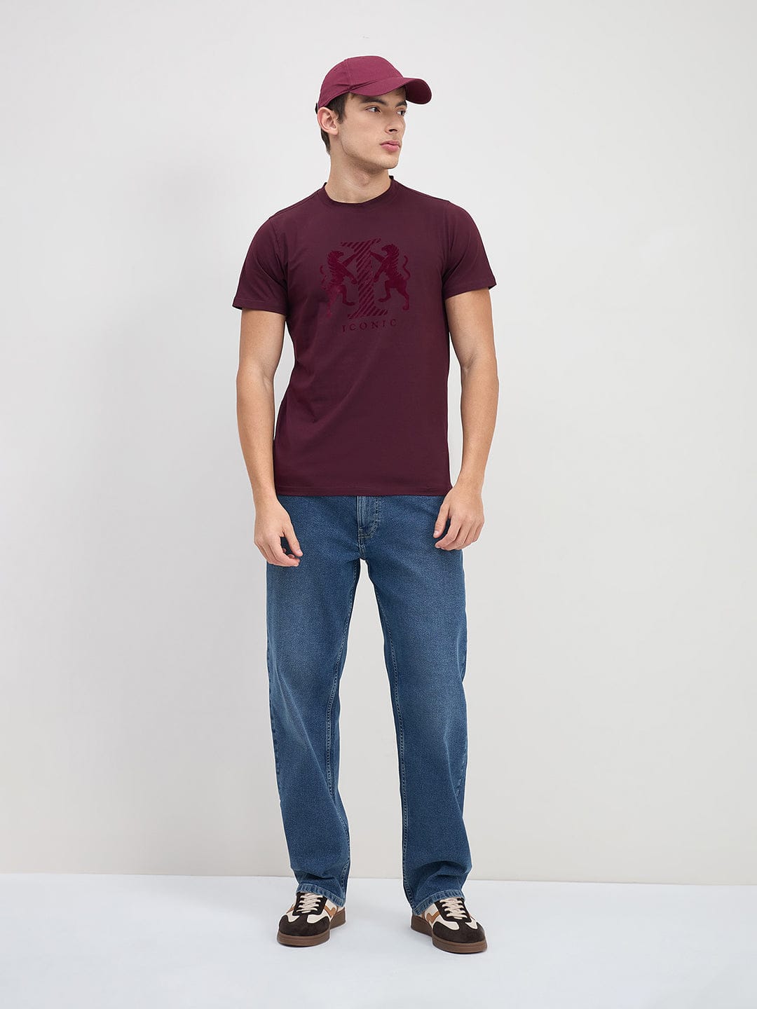 ICONIC Men Blue Loose Fit Jeans