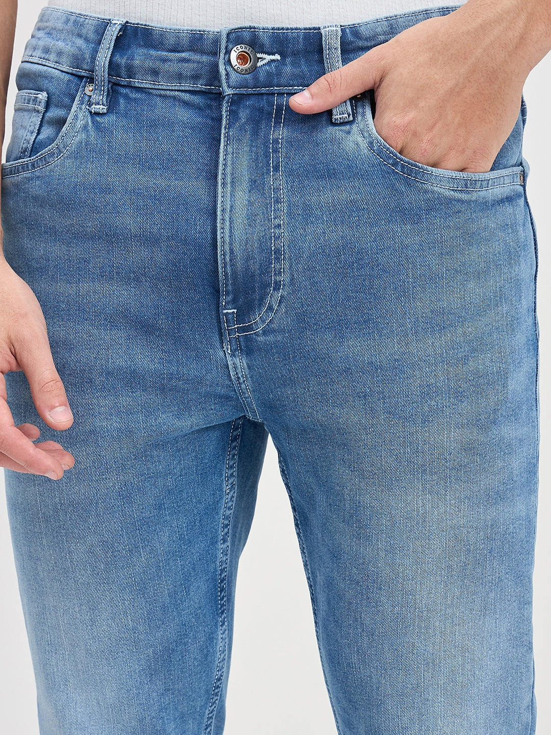 ICONIC Men Blue Slim Fit Jeans