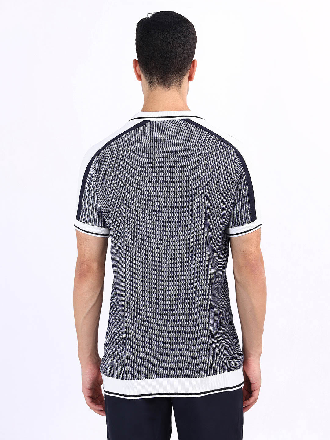 Iconic Men Blue Polo Tshirt